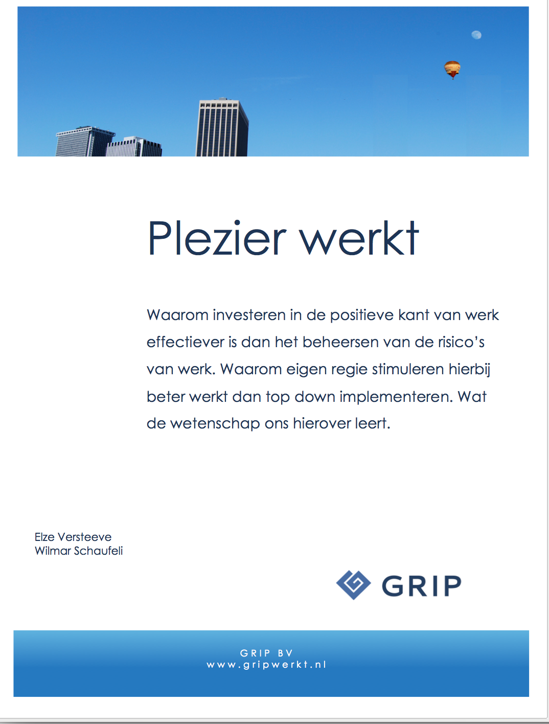 White paper Plezier Werkt